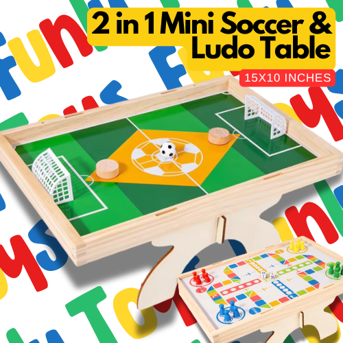 Mini Soccer & Ludo Table