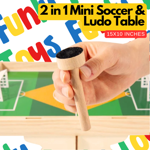 Mini Soccer & Ludo Table