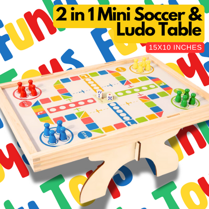 Mini Soccer & Ludo Table