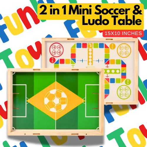 Mini Soccer & Ludo Table