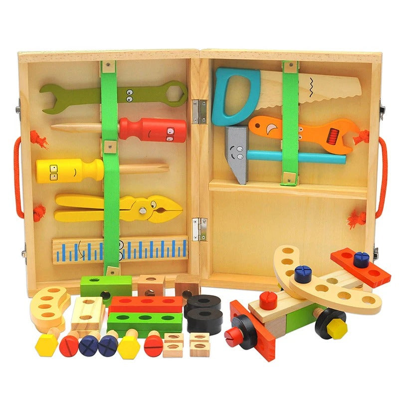 The Ultimate Wooden Tool Kit for Kids! 🛠️ A Montessori-Inspired Journey into Carpentry!